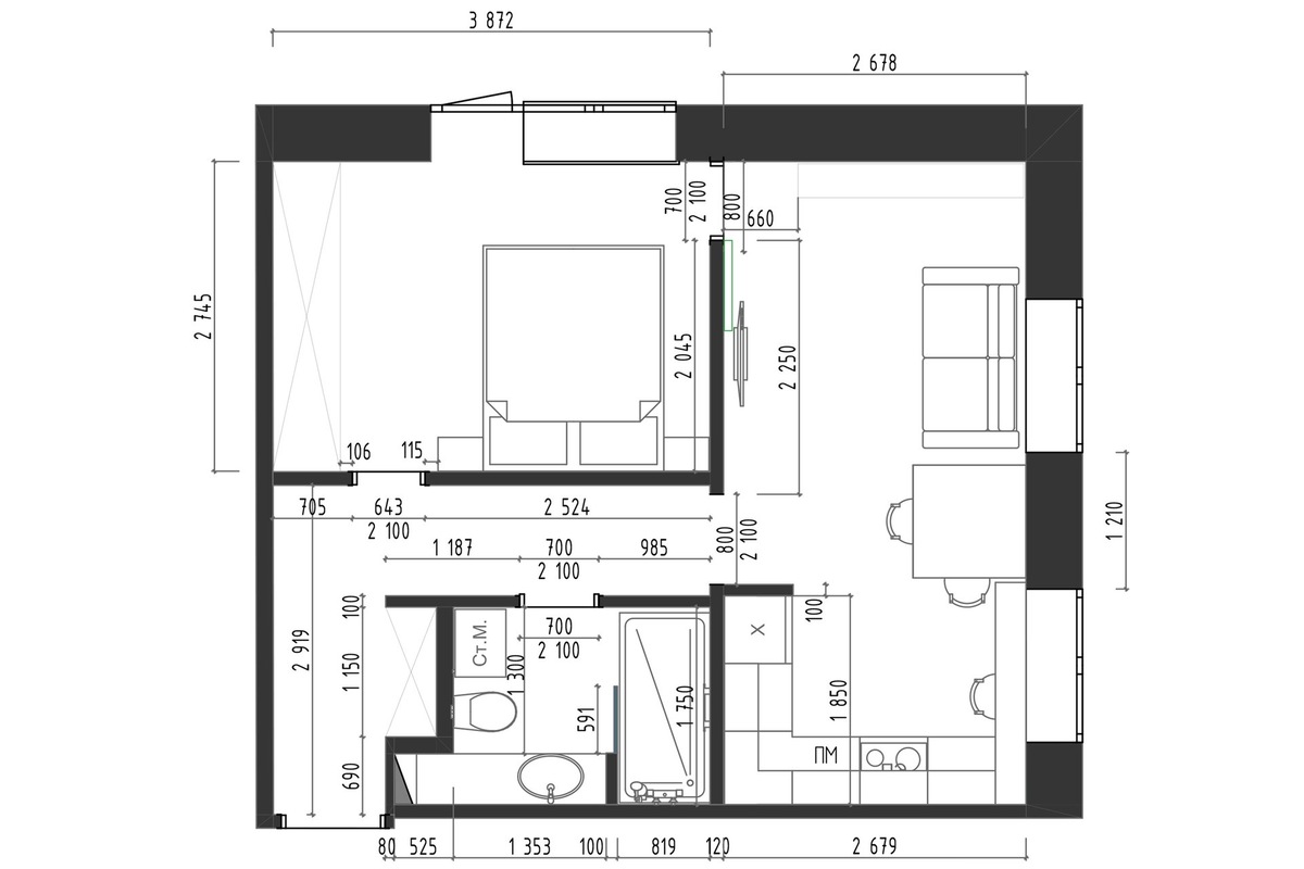 Планировочное решение