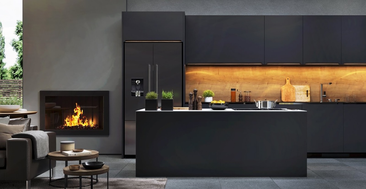 Чёрный цвет в современном дизайне выглядит стильно и дорого