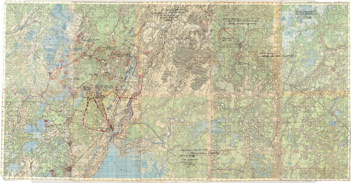 План (проект) проведения Новгородской операции. Март-апрель 1942 г. ЦАМО, Фонд: 204, Опись: 89, Дело: 360