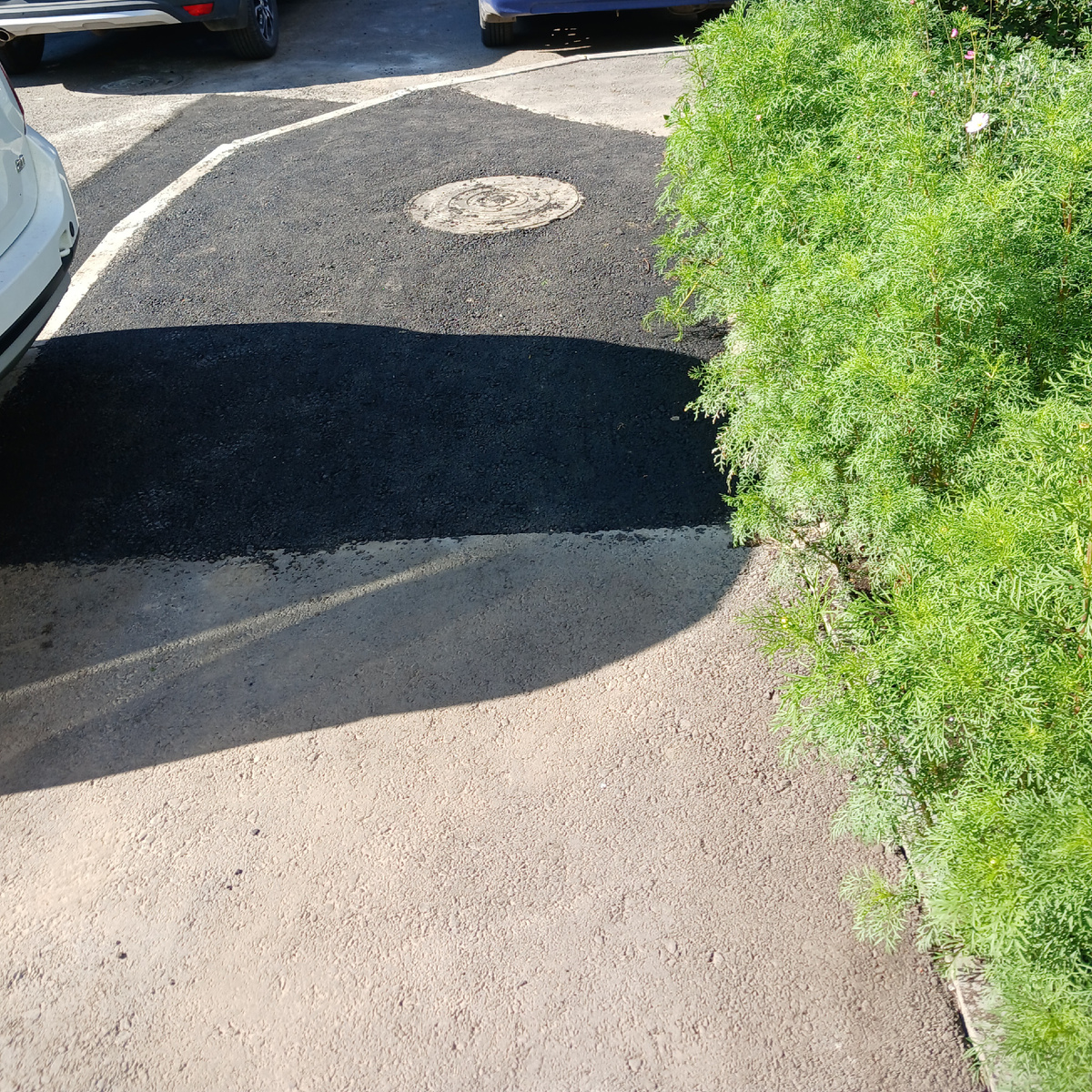 УК быстро среагировала на заявку. Фото автора