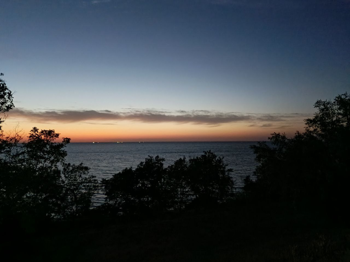 Вид на море. 
