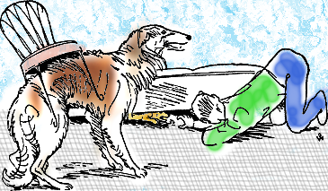 Участок  перед многоквартирным домом, поделенный между всеми и зачастую не  имеющий ограждения - не лучшее место для выгула вашей собаки.