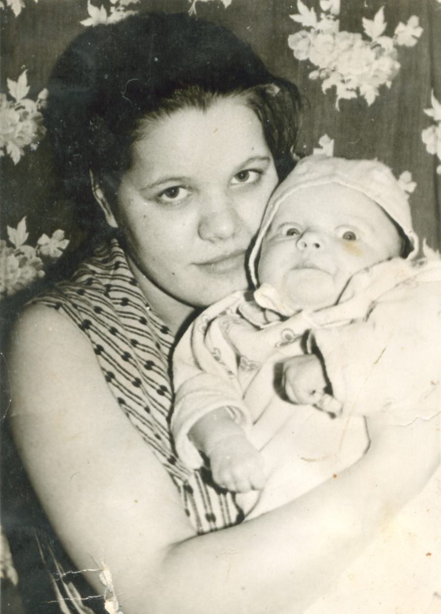 1965 год, Медведева Галина Николаевна с дочерью Светланой