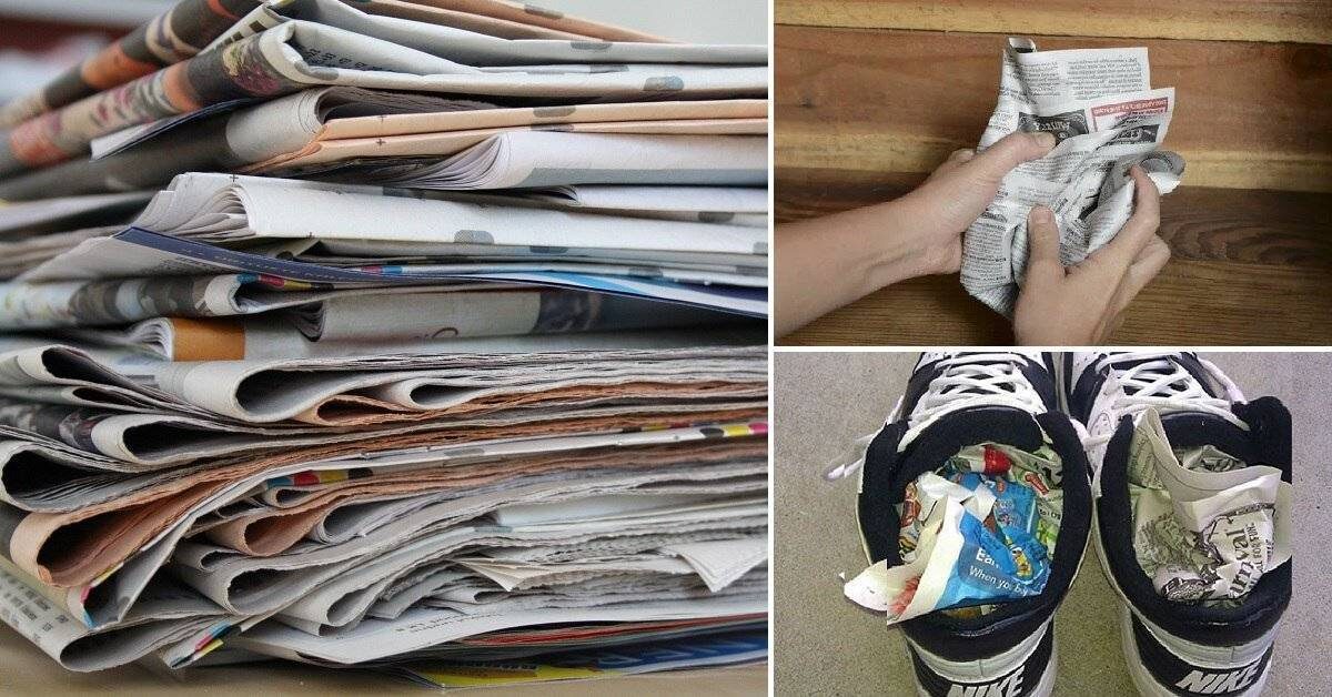 Старые газеты могут быть использованы с пользой для дела в быту