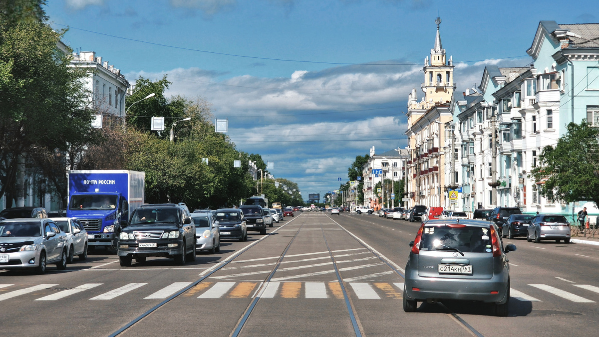 Комсомольск-на-Амуре. Проспект Ленина. Фото: Вячеслав Волков
