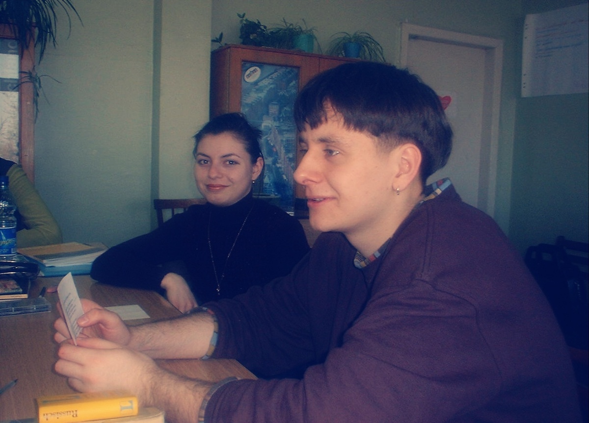 Автор канала на тех самых курсах немецкого языка института Гётена фото мне 19 лет.