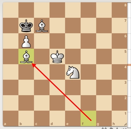 Автор задачи Б. Назаров, 1982 год. Белые начинают и ставят мат в 2 хода. Первый ход смотрите в галерее. -2-2