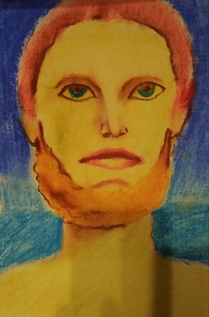 Это мой энергетический автопортрет, написал в медитативном состоянии