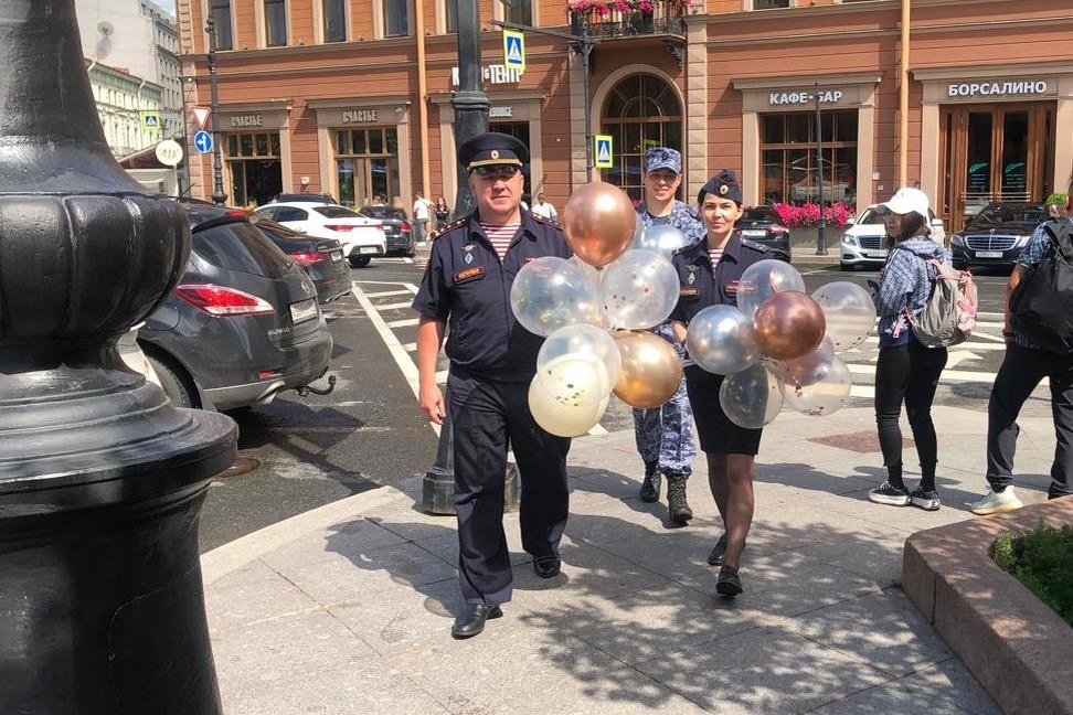 В Санкт-Петербурге сотрудники вневедомственной охраны Росгвардии