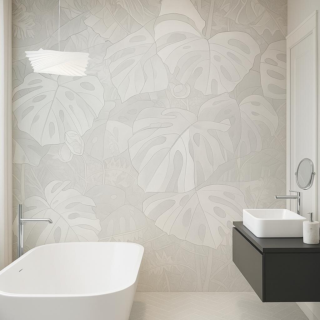 Необычный дизайн ванной