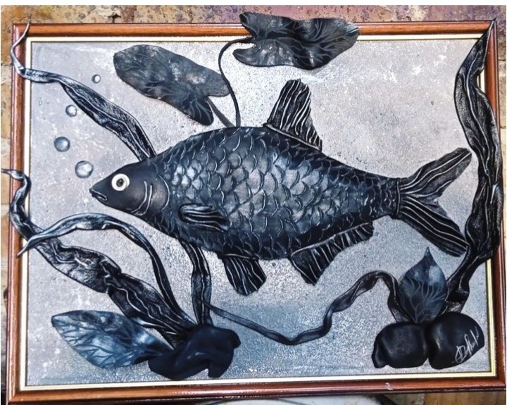 Панно/натуральная кожа 