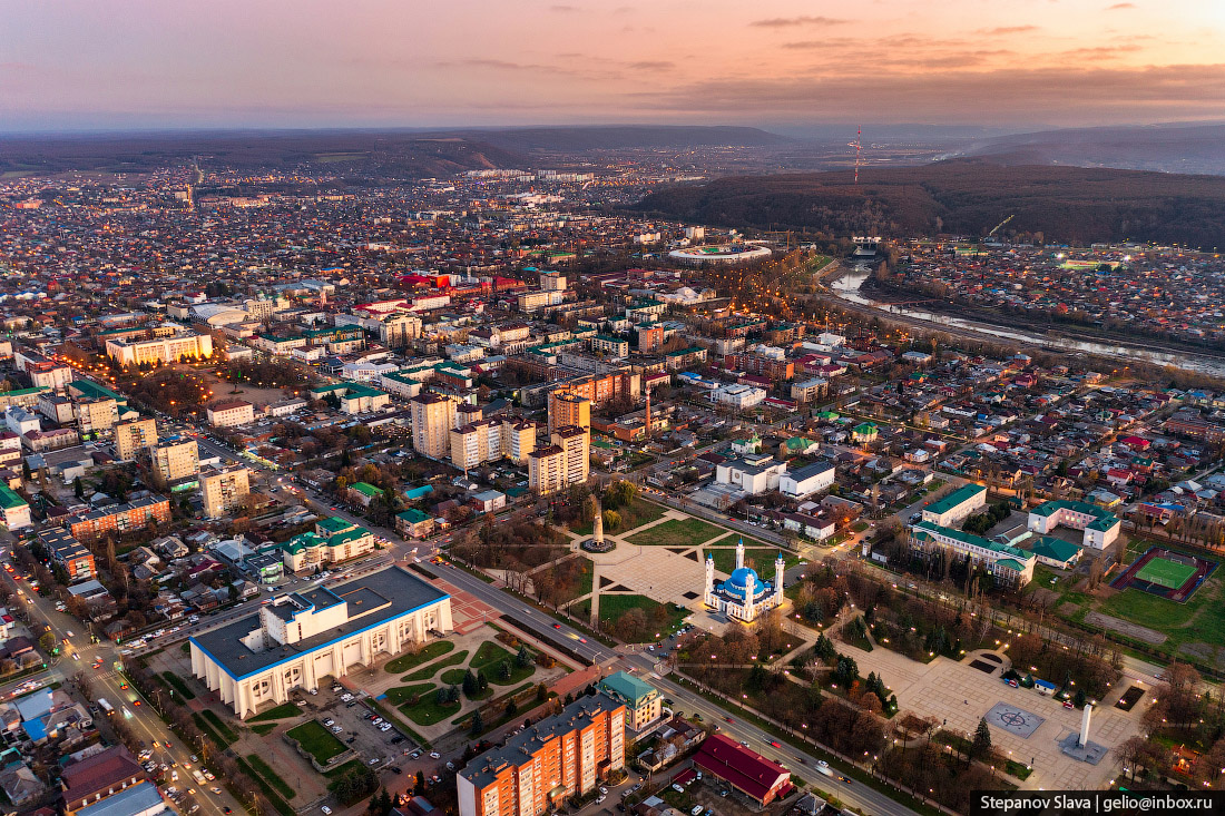 Майкоп — город в долине яблонь