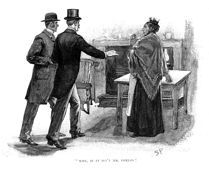 Иллюстрация Сидни Паджета