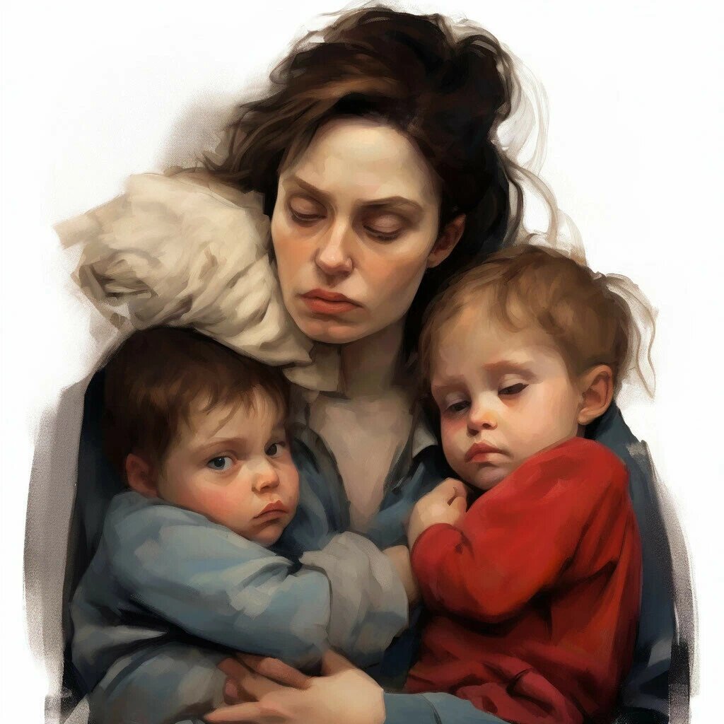 Маша 24 года с неподвижным лицом описывала, как дочка просыпается по 10-12 раз за ночь