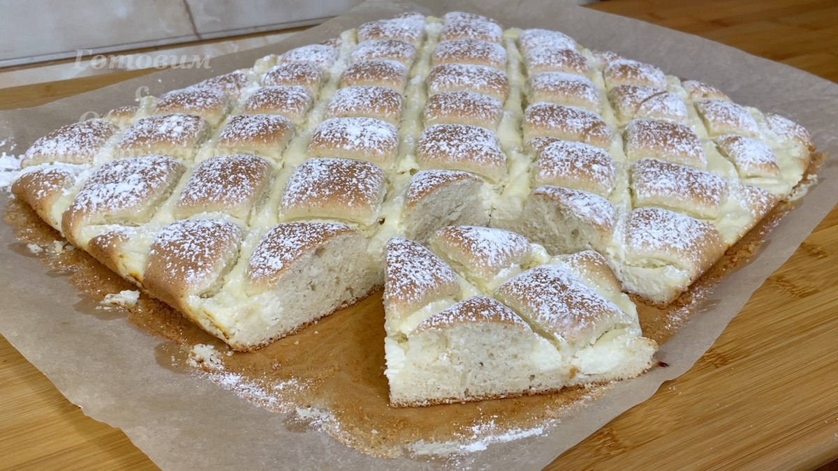 Самый нежный творожный пирог