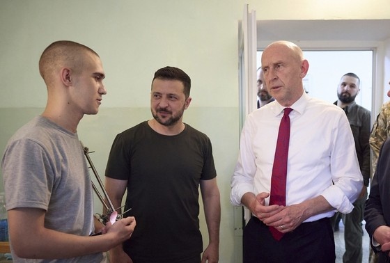    Владимир Зеленский и Джон Хили