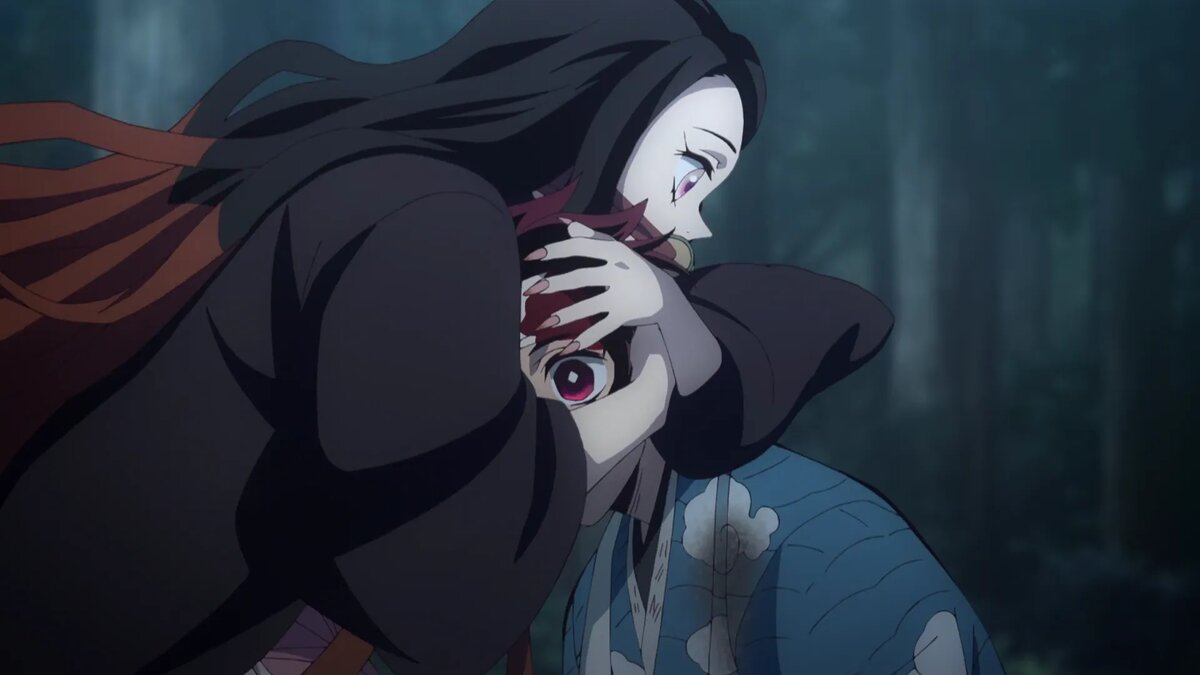 Кадр из аниме «Клинок, рассекающий демонов»   📷