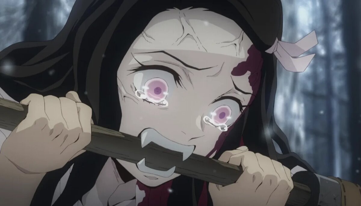 Кадр из аниме «Клинок, рассекающий демонов»   📷