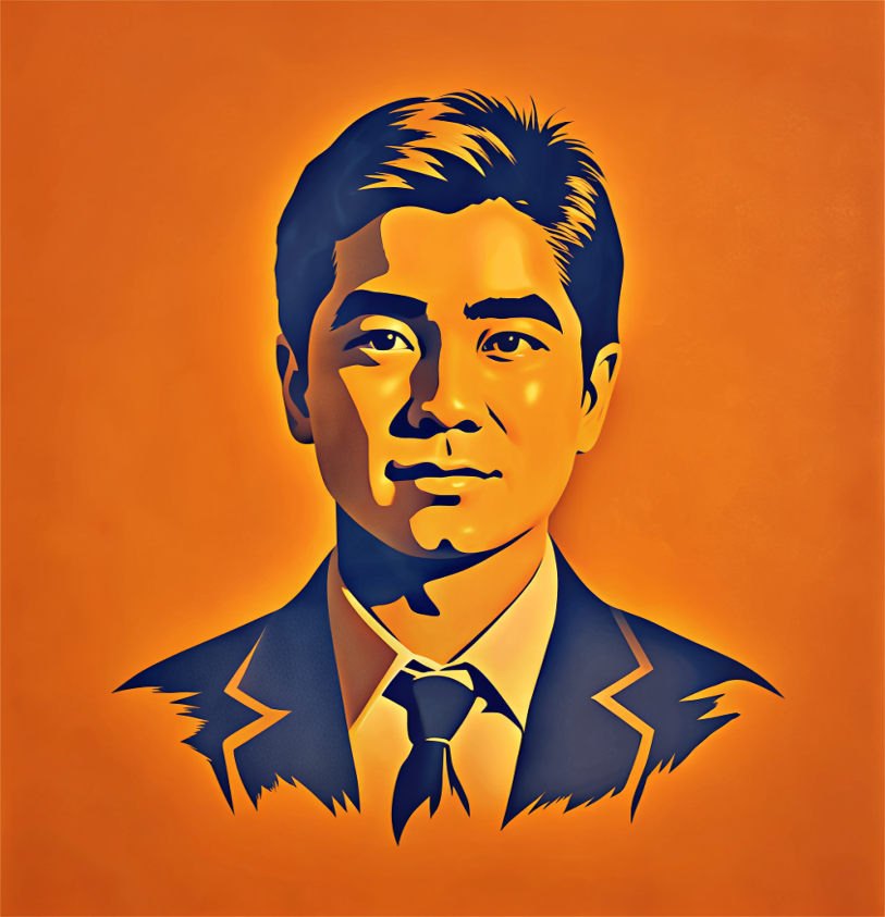 Портрет предпринимателя, сгенерированный DALL-E