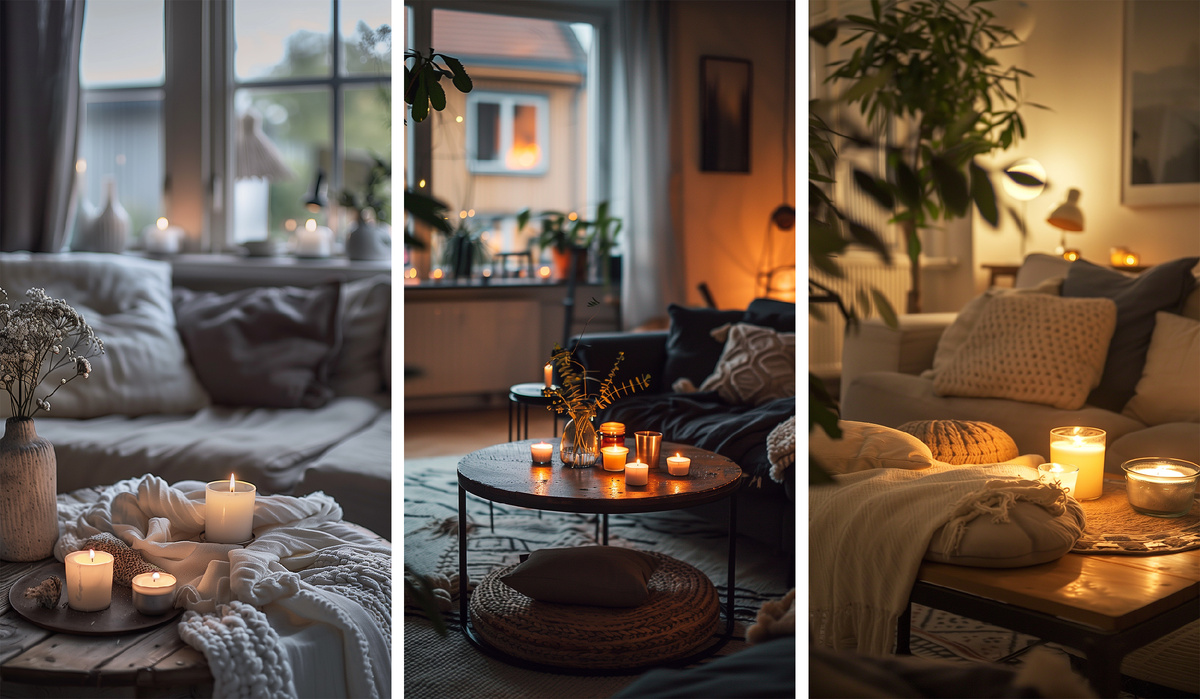 Свечи - это всегда красиво, главное помнить о пожарной безопасности, особенно если у вас есть дети и домашние животные!