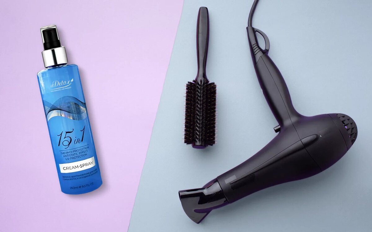 Крем-спрей удобно наносить как на сухие, так и на влажные волосы