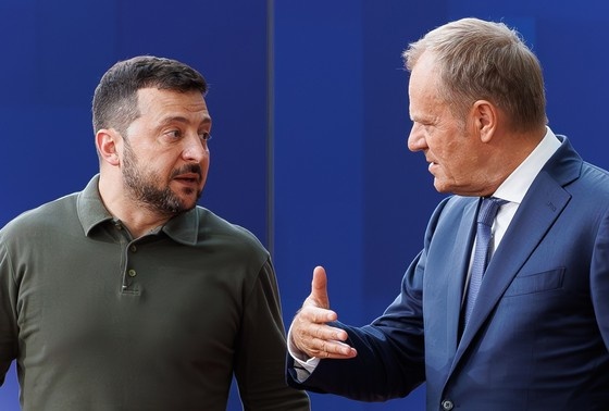    Владимир Зеленский и Дональд Туск