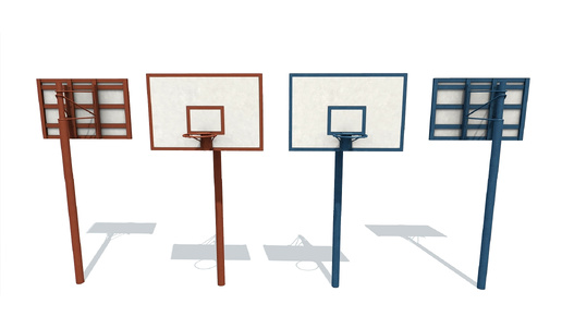 3D модель. Баскетбольное кольцо А. 3D model. Basketball hoop A.