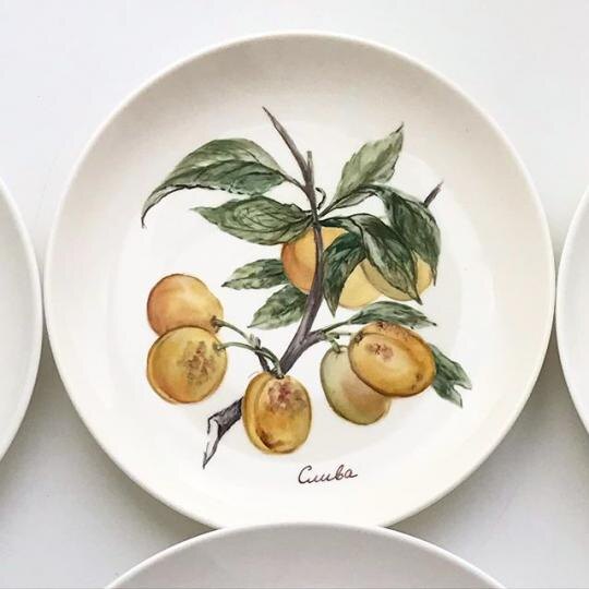 Чайные сеты. Чашка, блюдце, розетка