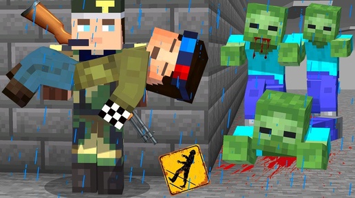 🤕ДЕНЬ 4. ОН СПАС МНЕ ЖИЗНЬ! ЗОМБИ АПОКАЛИПСИС В МАЙНКРАФТ! ШЕДИ MINECRAFT ZOMBIE APOCALYPSE