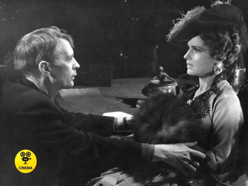Иван Пырьев и Юлия Борисова на съёмках фильма "Идиот" (1958).