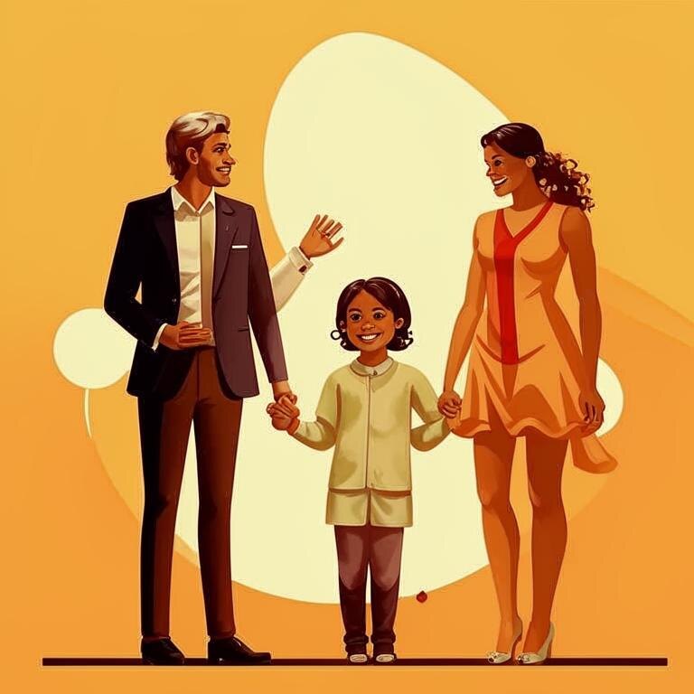 Всё тот же GigaChat, лучше не спрашивайте, что за третья рука у отца этой семьи