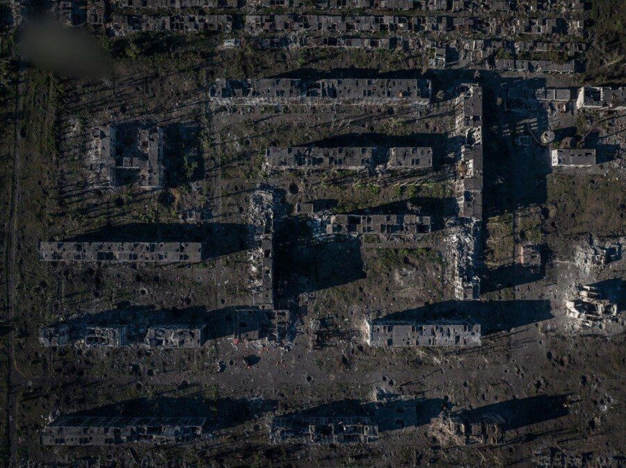 Последствия боёв в Часов Яре, источник – Телеграм-канал Colonelcassad