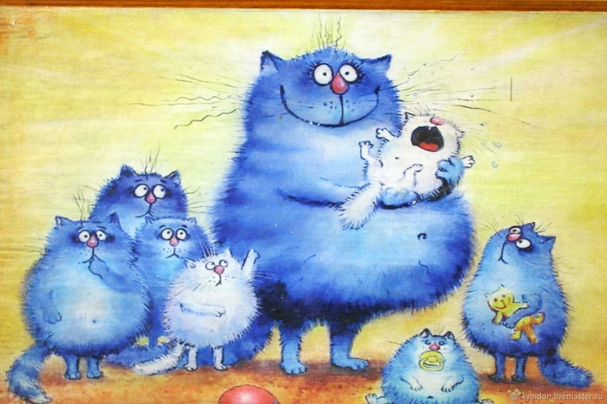 очаровательные коты Рины Зенюк