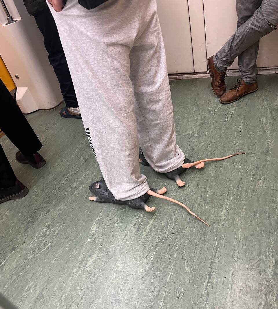 Тапки из московского метро. Фото из паблика Валерии Гай Германии.