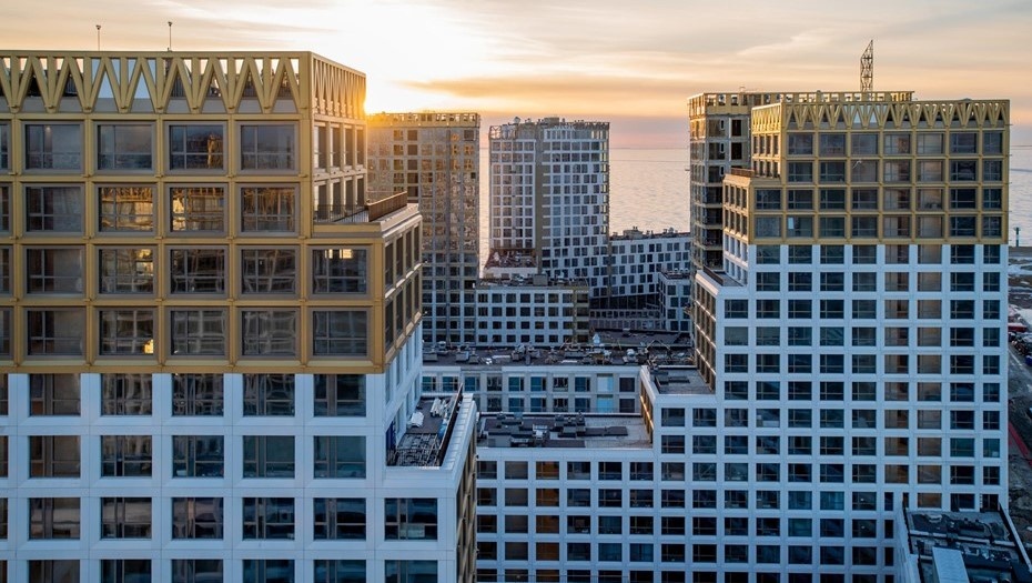    ЖК "Голден Сити" на намыве В.О. Автор фото: Ермохин Сергей