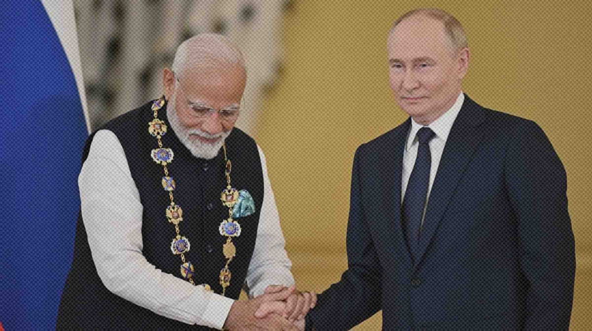    Владимир Путин и премьер-министр Индии Нарендра Моди