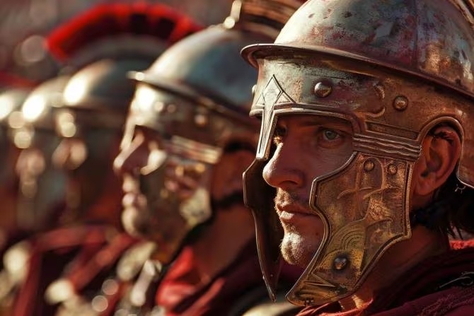      Воины Римской империи. Фото НАСА.