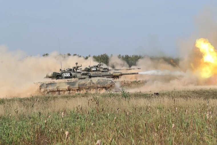 Российский танк Т-80 обеспечил дальнейшее продвижение ВС РФ. Фото: Официальный сайт Министерства обороны РФ