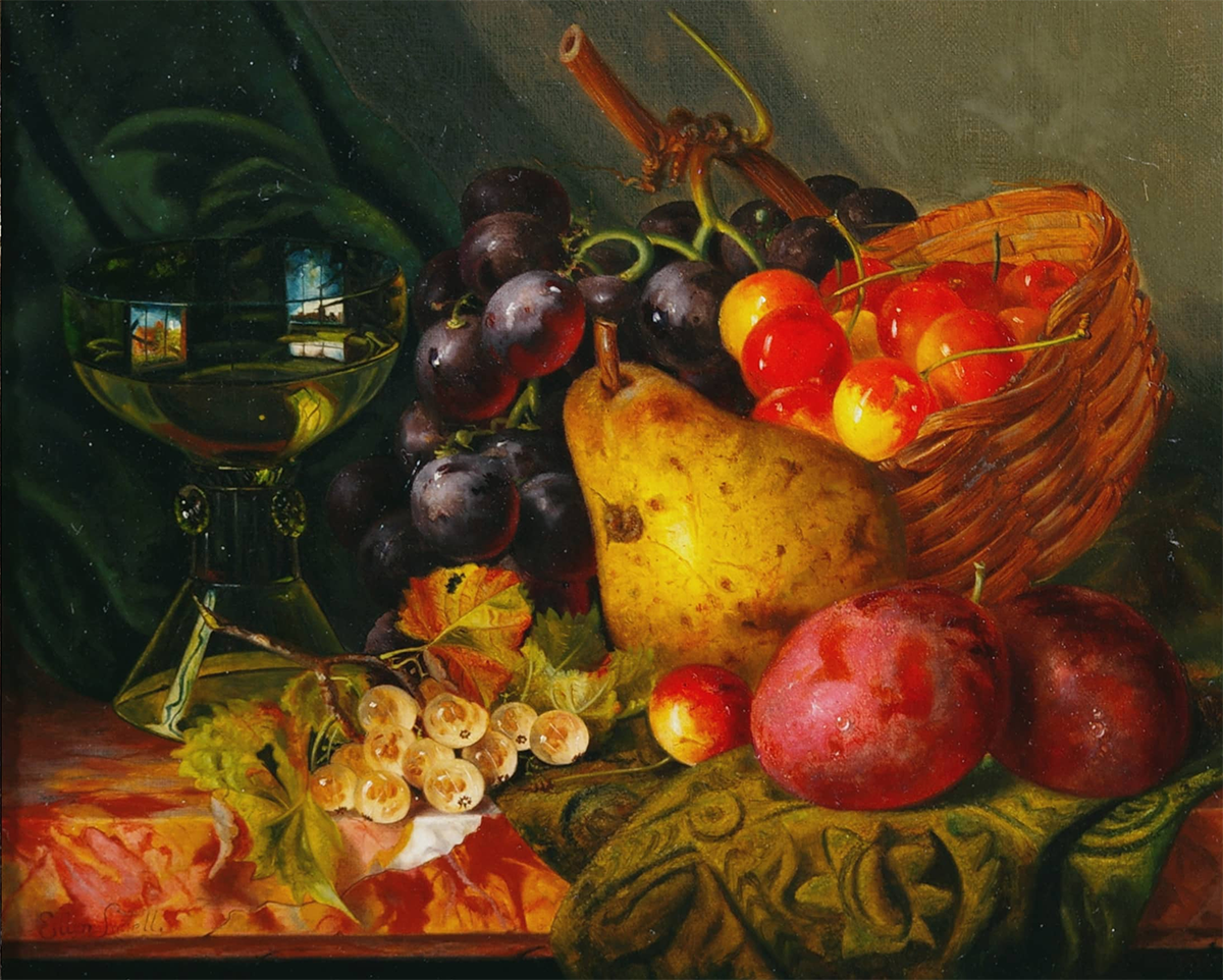 Натюрморт на мраморном столе. Частная коллекция