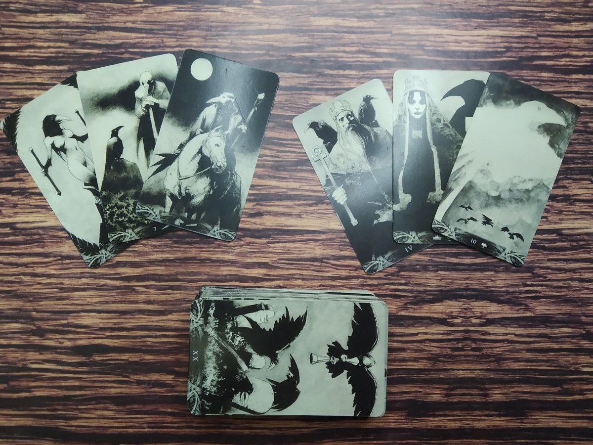 Ответы смотрим на колоде "Ворон смерти"