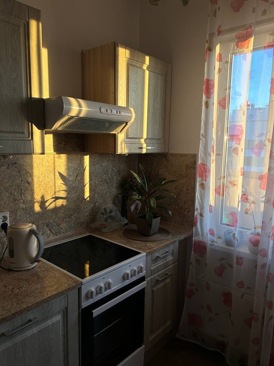 Кухня в съемной квартире