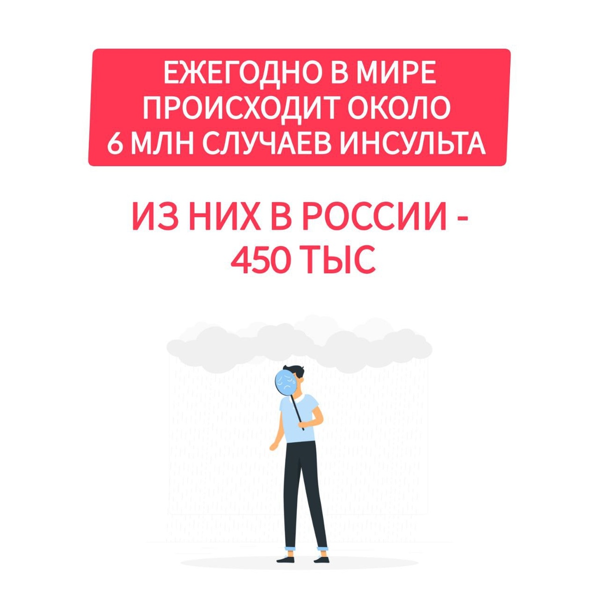  Инсульт – это не только медицинская, но и большая социальная проблема, так как катастрофы головного мозга являются преобладающей причиной инвалидизации.-2