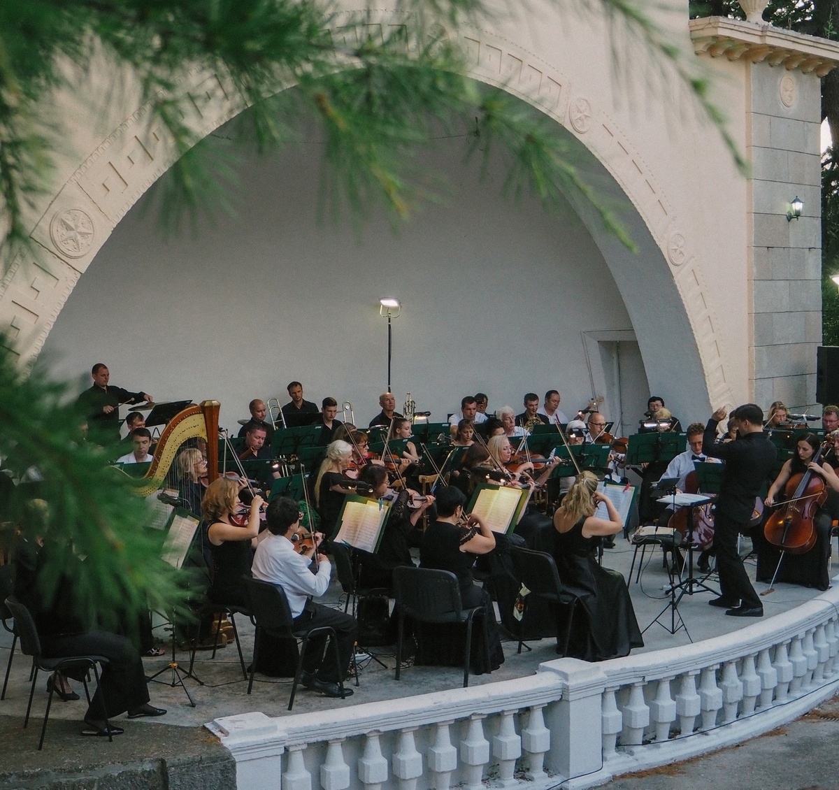 Концерт в Никитском ботаническом саду // Фото со страницы Крымского академического симфонического оркестра в ВК 