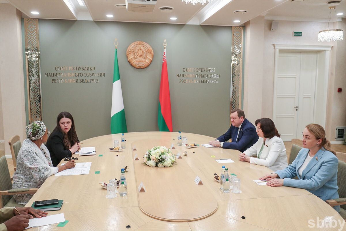    Кочанова на встрече с первой леди Нигерии: наша страна готова к сотрудничеству абсолютно по всем направлениям