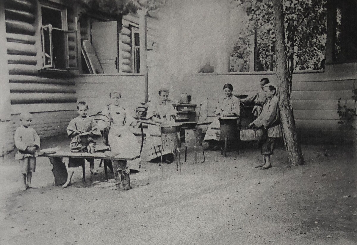 варка варенья, Кунцево, 1897