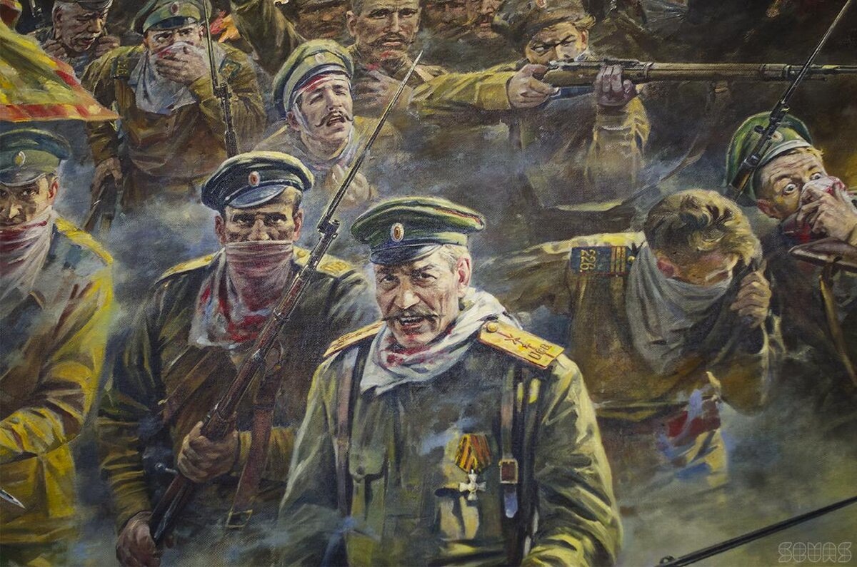 Шестого августа исполнится сто девять лет подвигу истинного русского воинства, вошедшего в историю под наименованием "Атака мертвецов под Осовцом" Эти были - настоящими, а не нынешние. Сколько бы мединские не переписывали бы под себя правду.