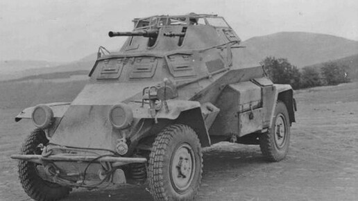 Полноприводный разведчик Sd. Kfz. 222. Лучший легкий бронеавтомобиль Вермахта.