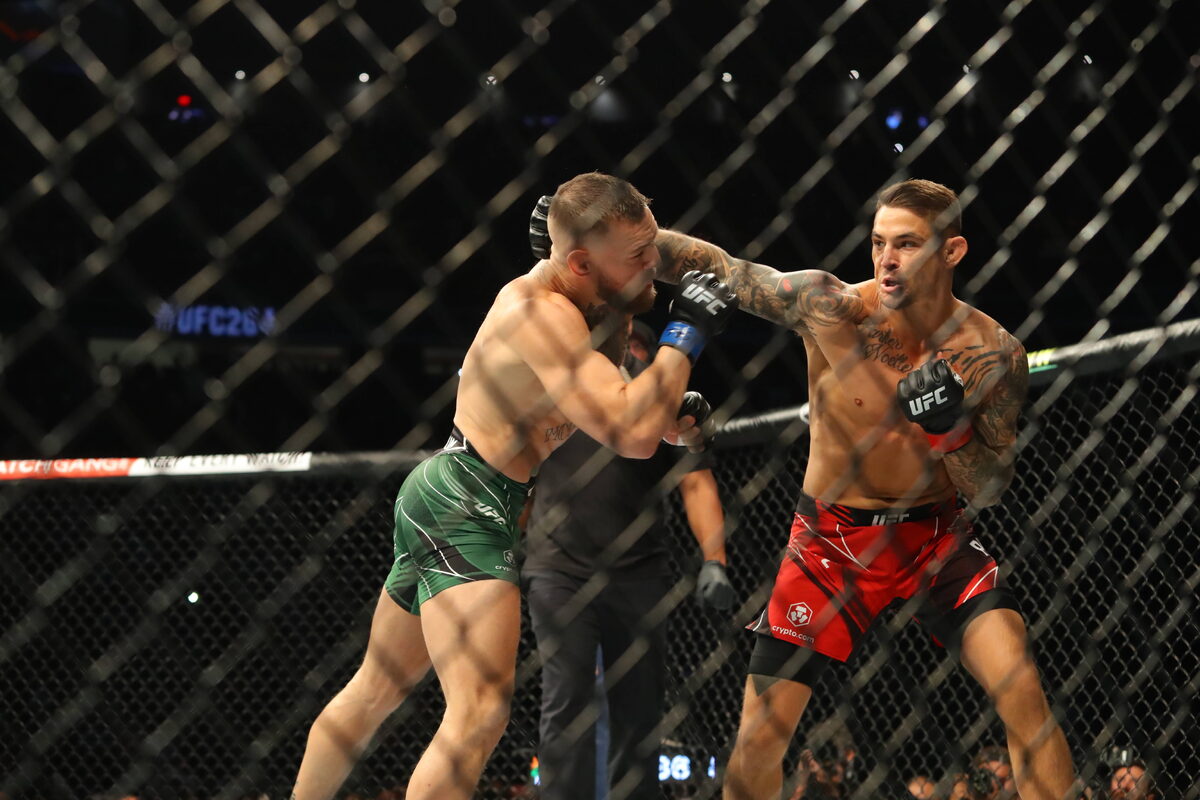    Бой Макгрегора с Дастином Порье в 2021 г.Legion-Media