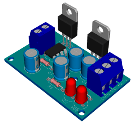 Двухполярное из однополярного напряжения или искусственная средняя точка