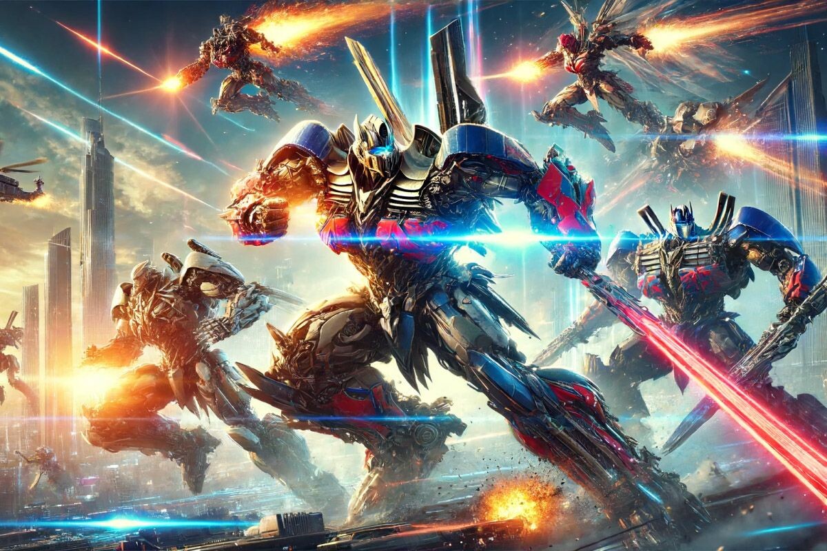 Боевые роботы умеют летать, стрелять и сражаться с десятком врагов одновременно. Источник: нейросеть📷
